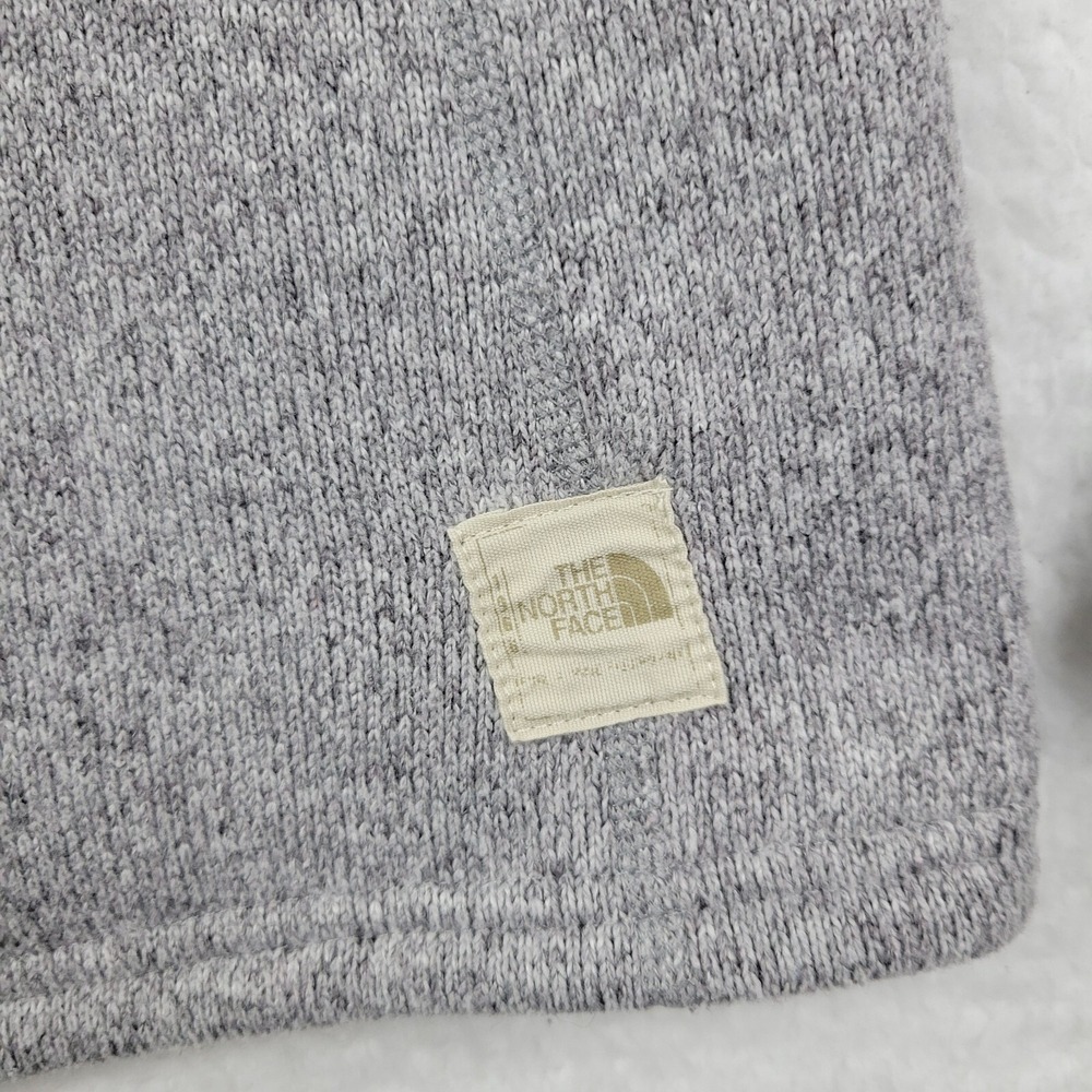 The North Face 1/4 Toggle Pullover Sweater Womens Size Small Gray READ - Picture 9 of 9